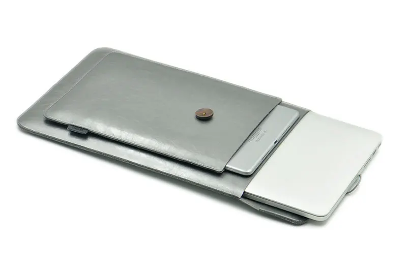capa, Microfibra Couro laptop sleeve case para Dell XPS 13 15