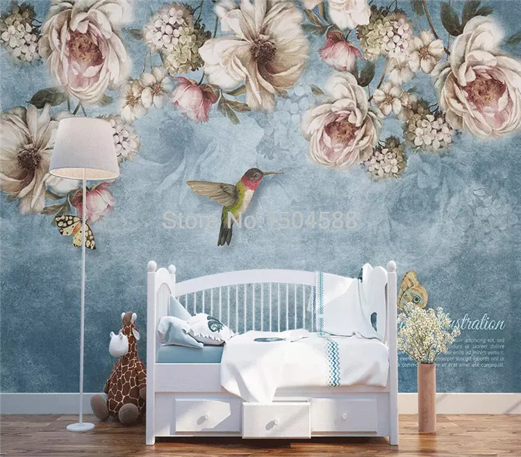 Европейский стиль 3D Роспись Маслом роза цветы фото фрески обои Гостиная ТВ диван спальня фон стены домашний декор Фреска