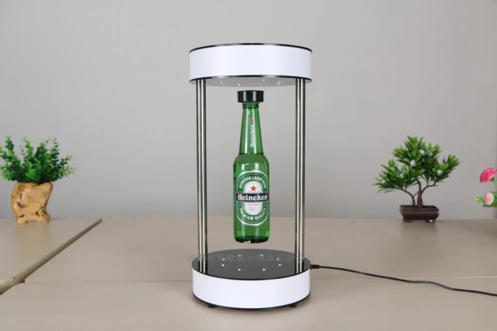 Магнитная подвеска продукта рамка дисплея на заказ подвесная автобиография креативная пивная бутылка рекламный витрина