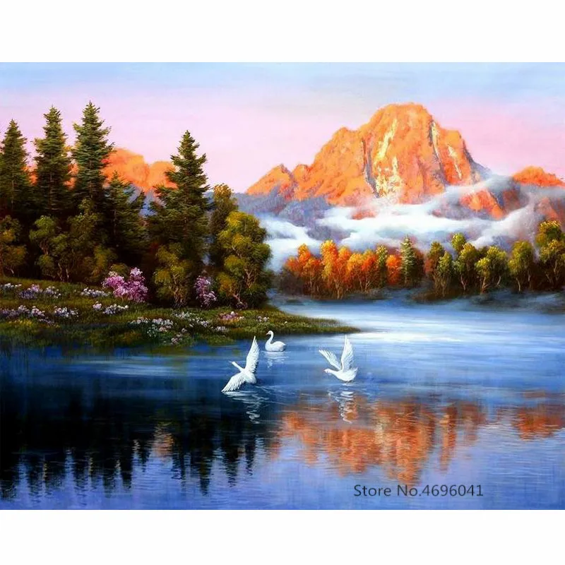 

Painting By Numbers Frameworks Coloring By Numbers Pictures Home Decor Canvas Painting By Numbers Decorations RSB8178