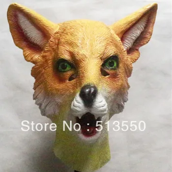 

Halloween Cosplay Full Latex Animal Fox Head Mask