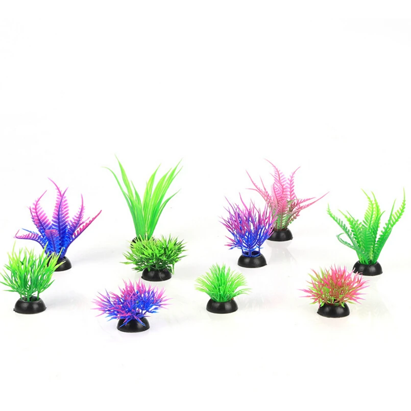 Plastic Aquarium Plants Artificial Green Water Grass Fish Tank Aquarium
