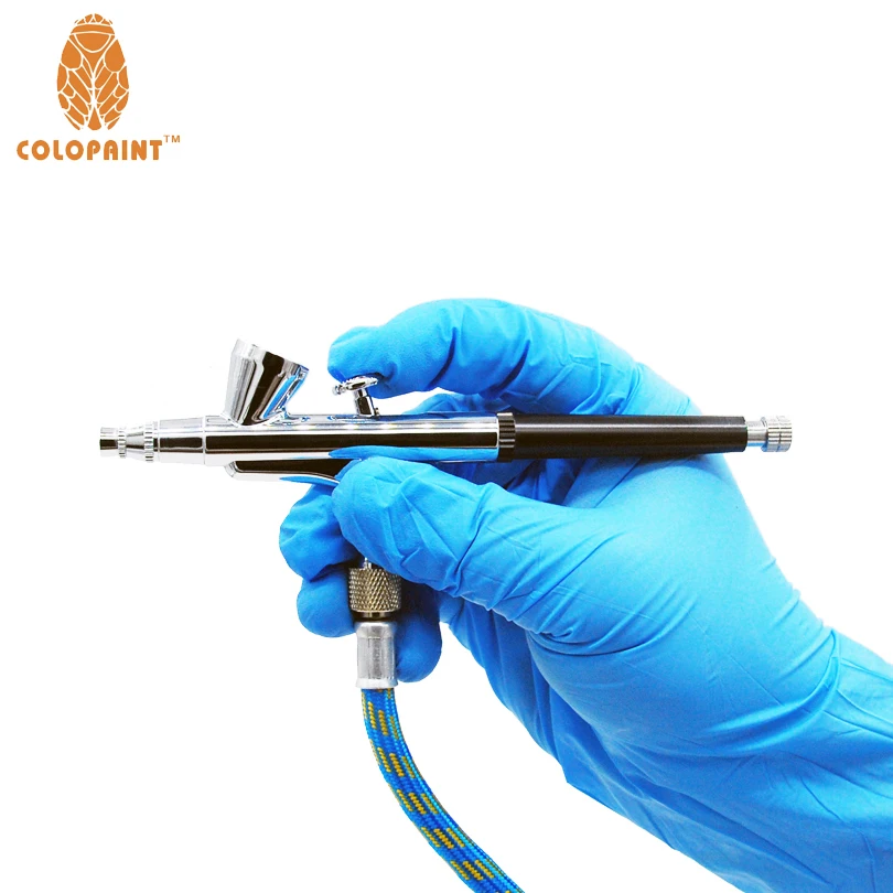 

Colopaint Performance Multi-Purpose Precision Dual-Action Gravity Feed Airbrush, 0.3 mm Tip, 1/16 oz Cup