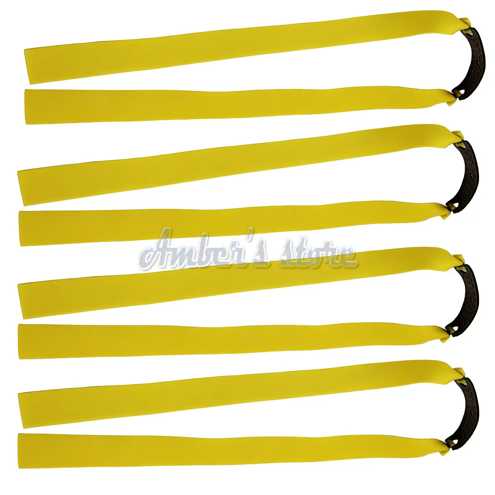 10pcs Flat Elastic Rubber Band Outdoor Slingshot Replacement Band for