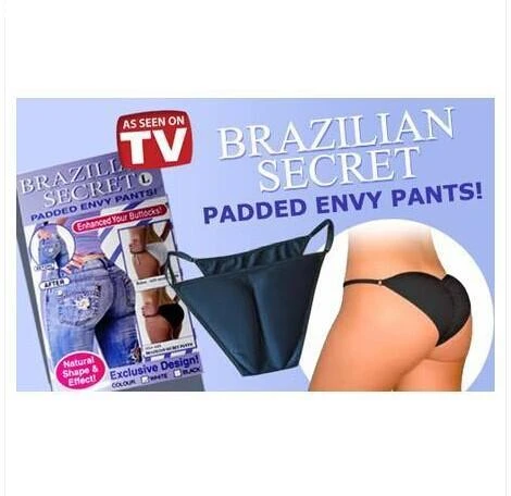 Brazilian Secret TV show brief Hot sale 2 Color Padded Panties Lingerie  Enhanced Your Buttocks - AliExpress