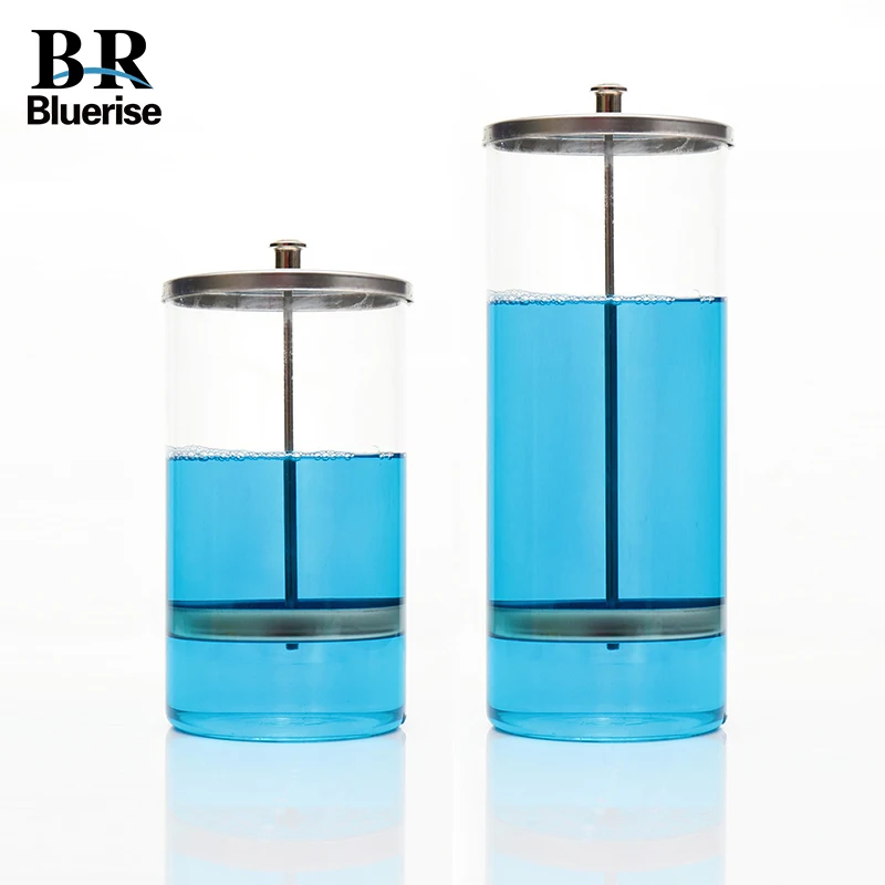 Kaufen Nagel Werkzeuge Sterilisator Jar Glas Nagel Desinfektion Tasse Maniküre Werkzeug Desinfektion Jar Sterilisation Container 6 zoll 9 zoll