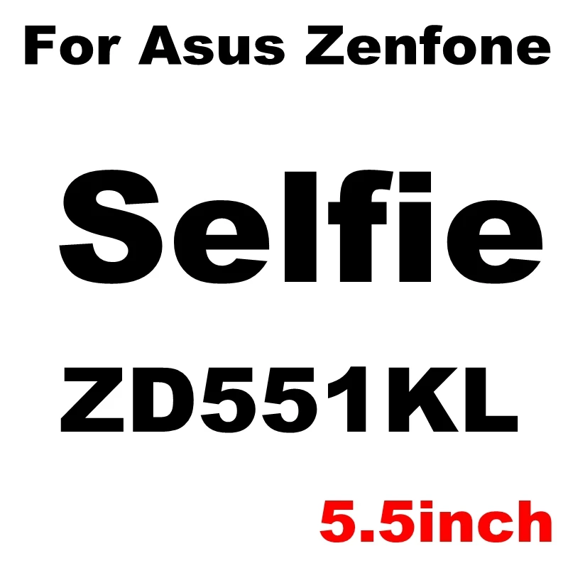 9H чехол из закаленного стекла для Asus Zenfone 3 Laser 4 Max Pro Go Selfie ZC520KL ZC520TL ZC554KL ZB500KG ZE554KL защитная пленка - Цвет: ZD551KL