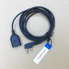honghuismart extend cable 2m for microphone headphone K to K 2pins for Kenwood Baofeng Wouxun Puxing Quansheng TYT walkie talkie