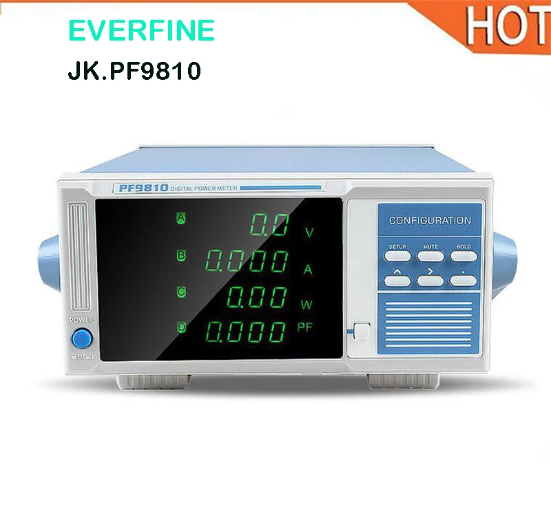 

EVERFINE PF9810 digital power meter intelligent electricity tester electric parameter measuring instrument