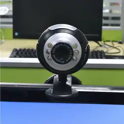 USB 2,0 1,3 Мега Пиксели цифровой HD веб-камера Камера 6 светодиодный веб-с микрофоном Микрофон для Skype для MSN ПК и т. д