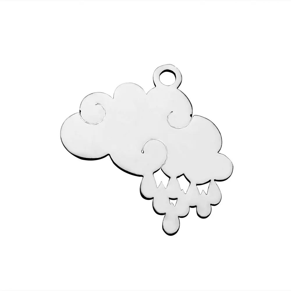 

DIY Jewelry Stainless Steel Clouds Charm Pendants for Bracelet Necklace Jewelry Making Wholesales