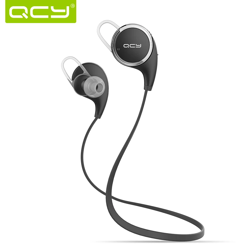 Original QCY QY8 Wireless Bluetooth 4.1 Stereo Earphone Sport Running Earpiece Earbud studio Headset with Mic English Voice
