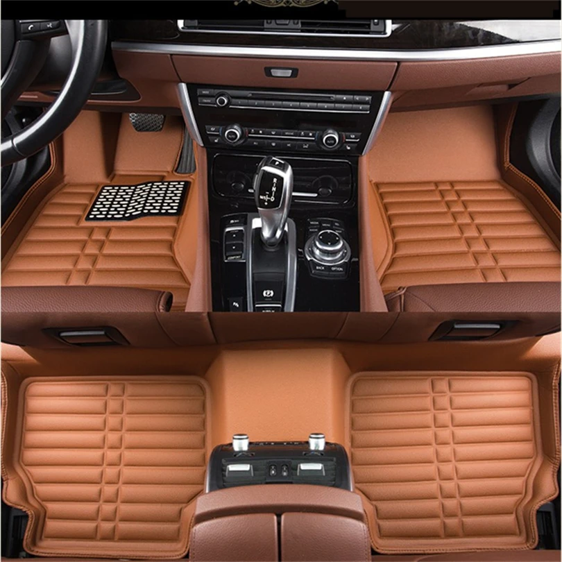 

Auto Floor Mats For BMW F10 F18 520 528 530 535 2010-2017 Foot Carpets Step Mat High Quality Water Proof Clean Solid Color Mats