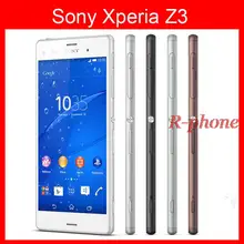 Разблокированный sony Xperia Z3 D6603 мобильных телефонов 3g 4G, Wi-Fi, GSM, 20.7MP 3g B Оперативная память D6616 мобильный телефон Восстановленное