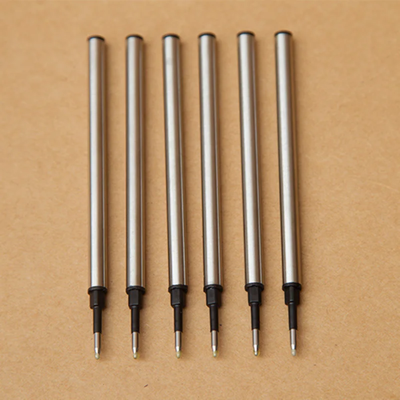 

6 pieces/lot high quality beads pen refill ball rolling ball pen refill pen school office stationery