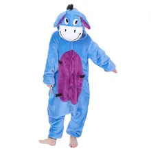 Eeyore Donkey Children s Cartoon Kigurumi Cosplay Costume Kids Onesie Pajamas Clothing For Halloween Carnival New