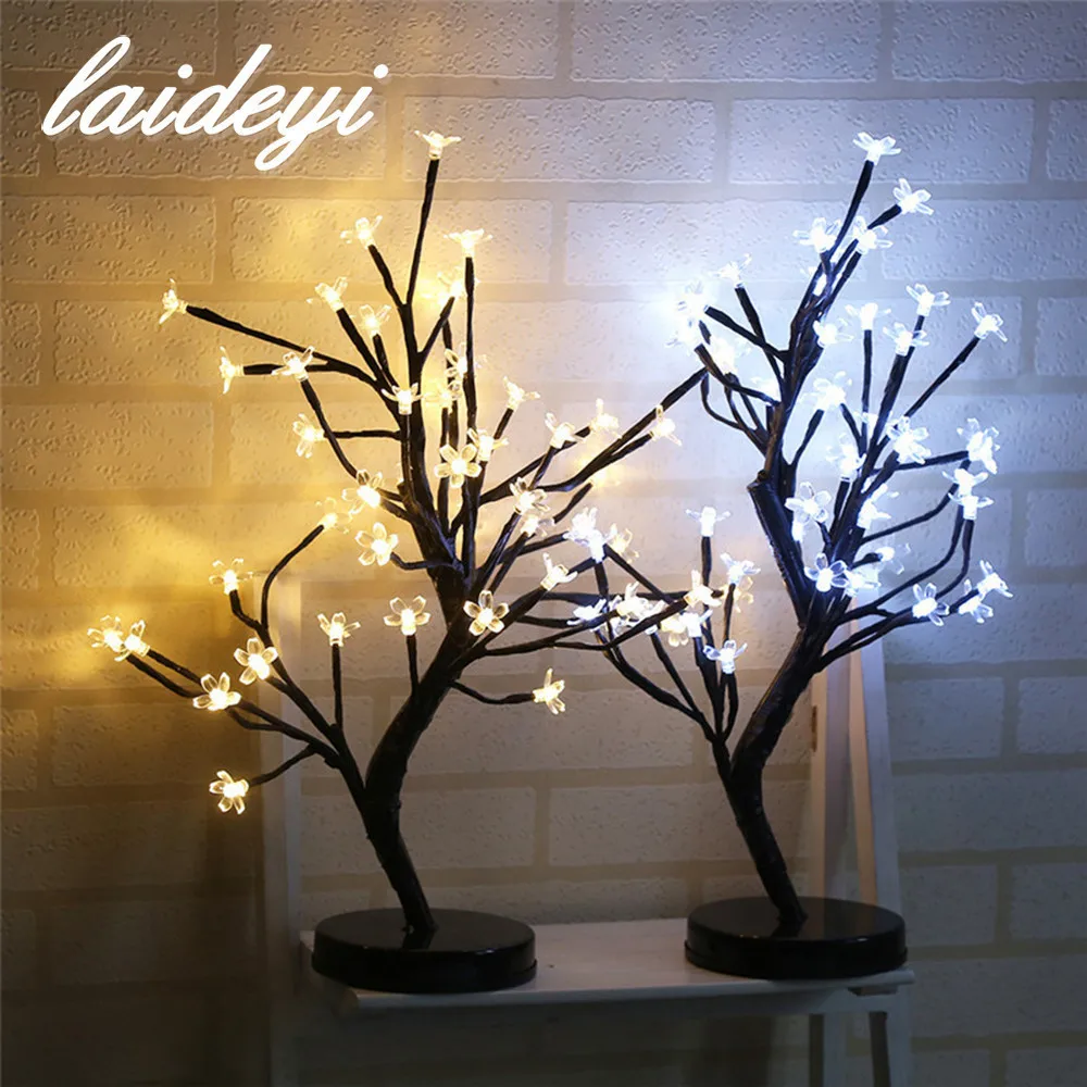 Aliexpress.com : Buy 48 leds Plum Bonsai Tree Light Decorative Desk Top