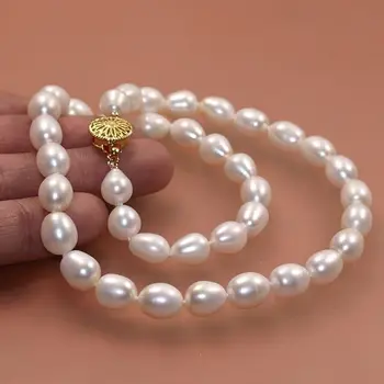 

elegant 11-12mm south sea baroque white pearl necklace 19inch