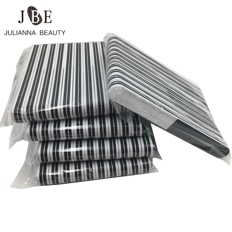 

50PCS White Black Nail Buffer Sanding Polishing Manicure Nail Files 320/400/3000 Grit Nail Art Manicure Pedicure Tools Nail File