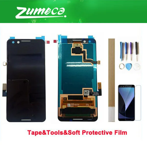 

High Quality 5.5''For Google Pixel 3 LCD Display Screen+Touch Screen Digitizer Assembly Replacement Part Black Color With Kits