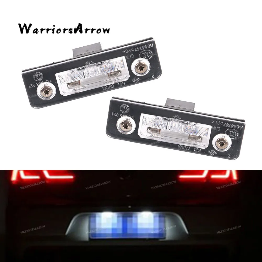 WarriorsArrow 1 шт 2 задние фары мощностью номерной знак светильник для Skoda Octavia 2007 2008 2009