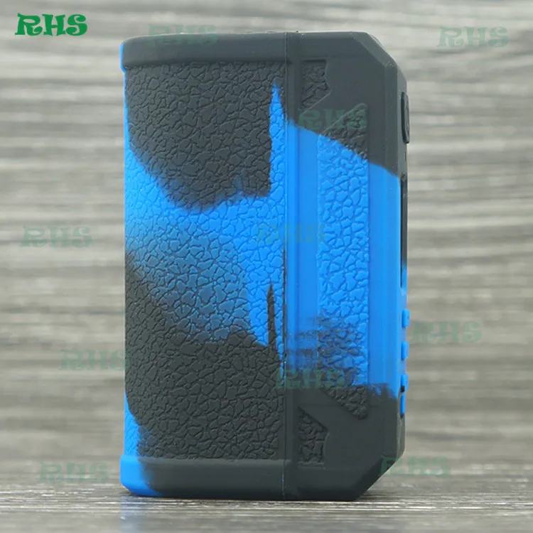 RHS новое поступление цветной силиконовый чехол для DNA Box Lost Vape Therion DNA75C в большом ассортименте с лучшей ценой - Цвет: black blue