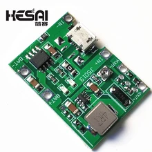 3,7 V 9V 5V 2A Регулируемый повышающий 18650 Литий Батарея зарядки разряда встроенного модуля