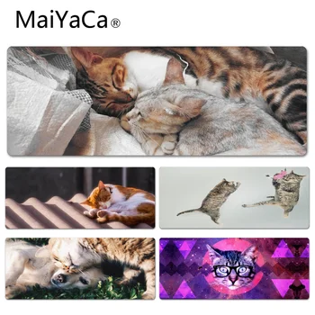 

MaiYaCa Two sleeping kittens Anti-Slip Durable Silicone Computermats Size for 30x90CM Speed Version Gaming Mousepads
