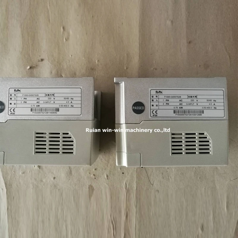 F1000 G0007S2B 0 75 кВт 220 В 4.5A EURA инверторы преобразователи для мешка делая машину пленка