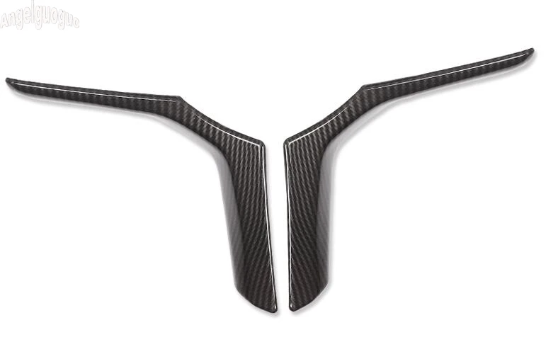 ABS углеродного волокна для BMW X5 G05 X4 G02-21 Автомобильное рулевое колесо обновления рамка Крышка Кнопка M спортивные украшения обновления Стикеры