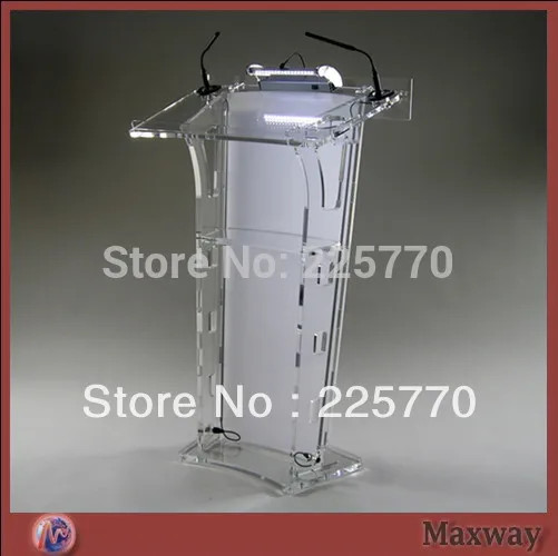 Чистый акриловый Подиум церковный из оргстекла церковная кафедра Lucite