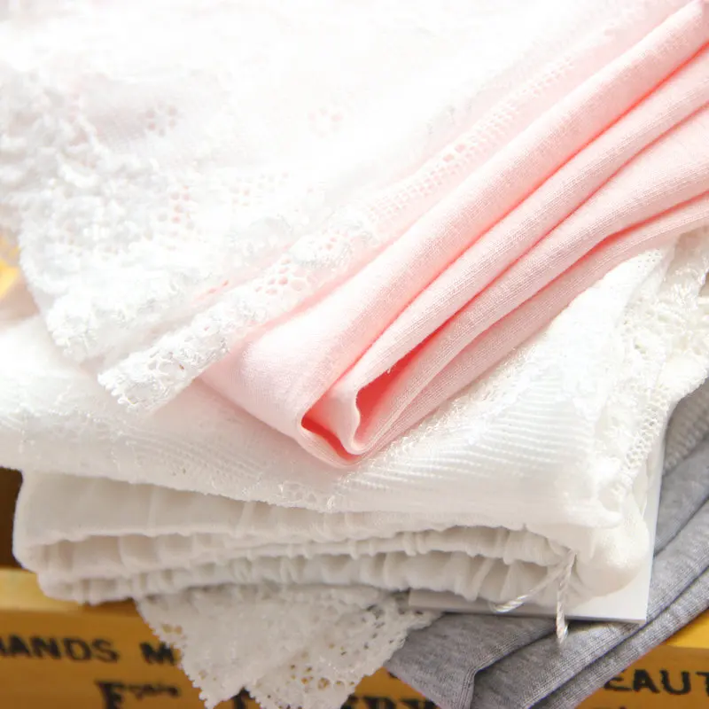 Girl leggings children cotton lace summer girl leggings for kids