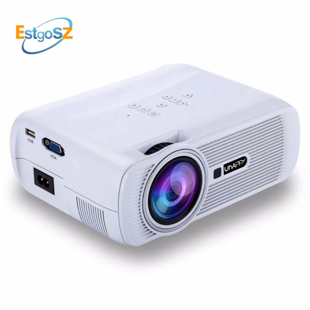 

EstgoSZ CTL80 X7 1800Lu Android 6.0 Portable Uhappy Smart Projector Full HD 1080P Mini LED Proyector WIFI Amlogic S805 Quad-Core