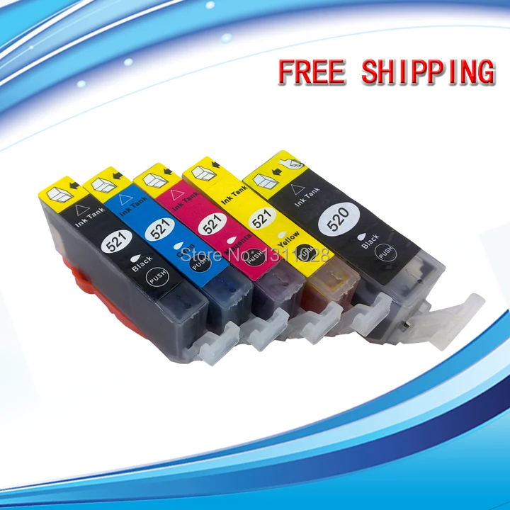 

INK WAY PGI-520 CLI-521 15 PCS 3 SETS of compatible ink cartridges for PIXMA IP3600 IP4600 IP4700 MX860 MX870 MP540 MP550 MP560