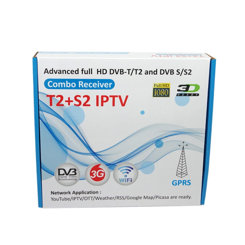 SYTA S1024E новая модель COMBO dvb s2 + t2 цифровой спутниковый приемник/декодер с