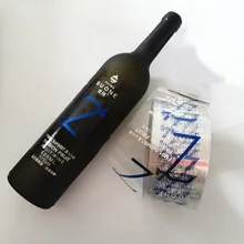 Китай поставщик напечатанный на заказ ПЭТ прозрачная наклейка для этикетки, printing печать прозрачная хрупкая наклейка- PX8008