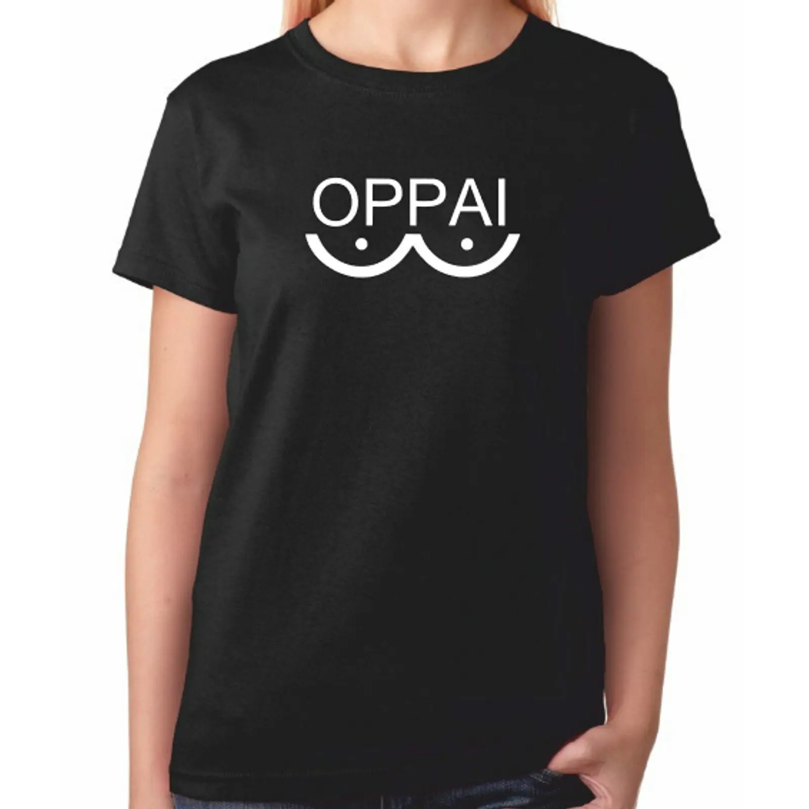 OPPAI женская футболка-One Punch Man Anima Manga Comic Inspired Женская Футболка Harajuku с бесплатной