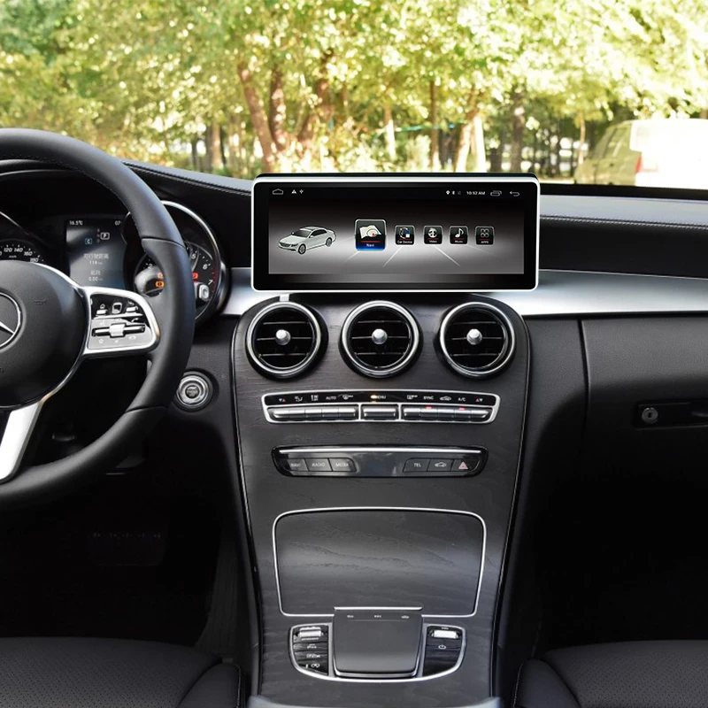 Автомобильный gps Android 7 1 4G + 64G для Mercedes Benz C Class 2011 до 2014 10 25 &quotэкран автомобильный