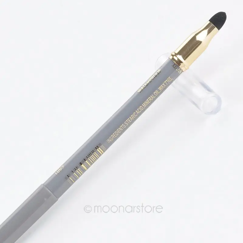 2 в 1, модный портативный макияж, косметический карандаш для подводки глаз, карандаш для теней, губка, инструмент для подводки глаз, косметические инструменты для макияжа - Цвет: Silver