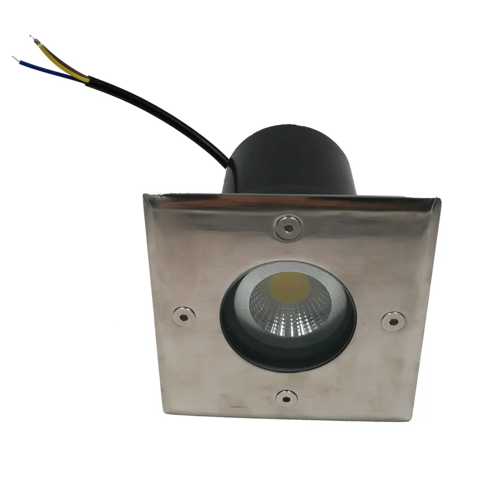 5W Waterproof LED Underground Light Kit IP65 Gu10 Outdoor Ground Garden Path Floor Buried Yard Spot Landscape with gland IP BOX (8)