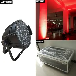 8 шт./случае сценического освещения Китай горит пар 24x15 par 64 led rgbwa 5in1 led dmx par может кейс