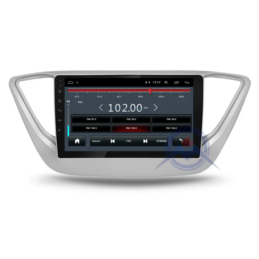 ZOHANAVI 2.5D ips экран Мультимедиа Android 9,0 Автомагнитола для hyundai solaris accent verna DVD gps навигация