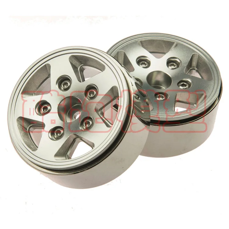 

Newest 4Pcs Aluminum Alloy 1.9 Beadlock Wheels Rims for 1/10 RC Crawler Axial SCX10/CC01/D90 Traxxas TRX4 for Rc Car Part