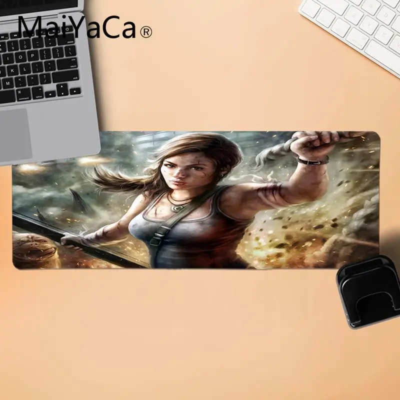 MaiYaCa Lara Croft Tomb Raider Reborn офисные мыши геймер Коврик для мыши Прочный мягкий резиновый Прямоугольный Коврик для мыши ПК ноутбук мыши коврики