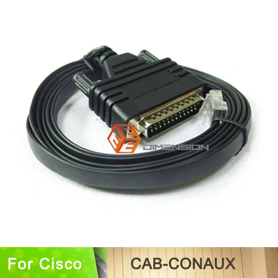 

6FT length network routers cable CAB-CONAUX console cable for cisco router RS232 DB25 Male to RJ45 Male