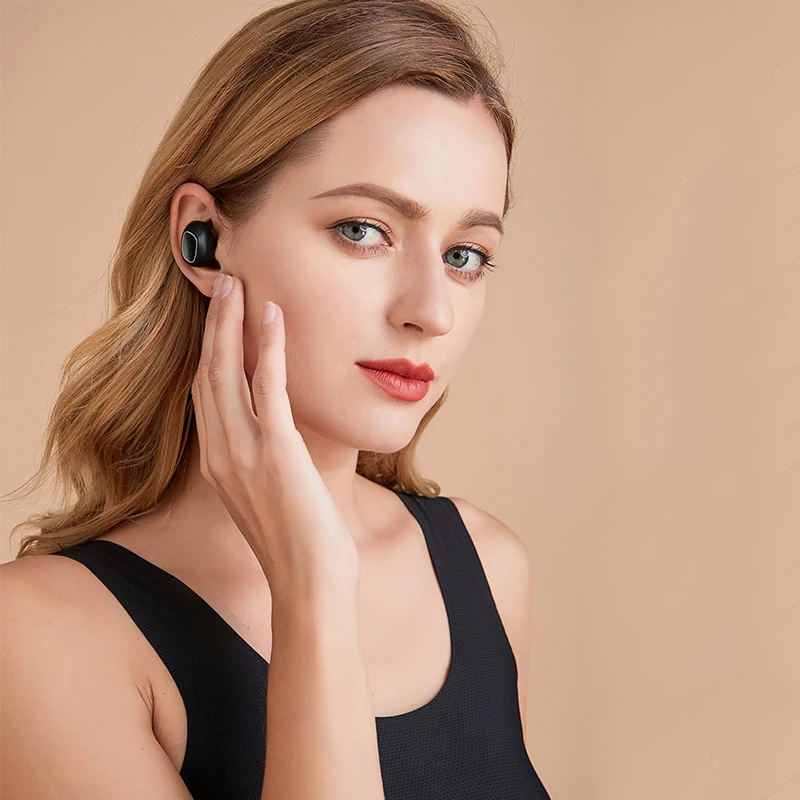 Astrotec S80 Bluetooth 5 0 Beryllium Dynamic Driver True Wireless IPX5 Touch Voice Earphone with Audiophile Grade Sound BT 5 0