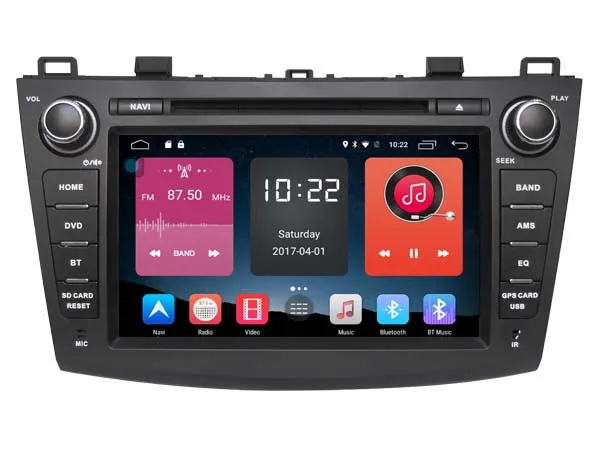 Android 6 0 CAR Audio DVD player FOR MAZDA 3 2010 2012 gps car Multimedia head