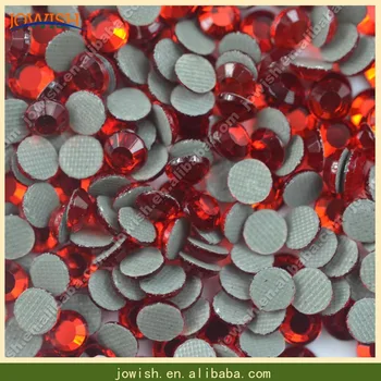 

SS16 Light Siam Korean FlatBack Rhinestones 200 gross / bag iron on transfer HotFix rhinestone applique for dress nails