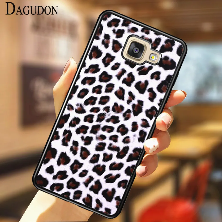 DAGUDON милый мультфильм чехол для samsung Galaxy a5 2016 A510F кремния мягкий леопардовым