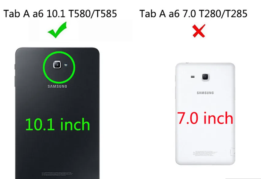 Чехол для samsung Galaxy Tab A a6 10,1 T585 T580 SM-T580 T580N, умный чехол из искусственной кожи, чехол для планшета+ пленка+ ручка